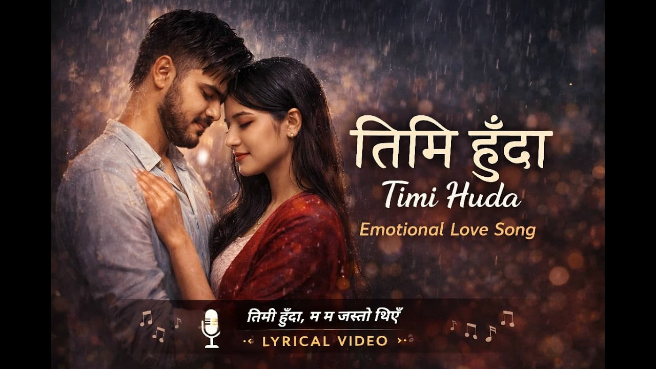 Timi Huda | तिमी हुँदा | Emotional Nepali Love Song | Lyrical Video