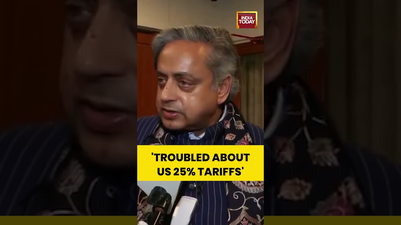 Shashi Tharoor On 25% US Tariff | Congress MP | India US Trade | Trump | Pm Modi #usindiarelations