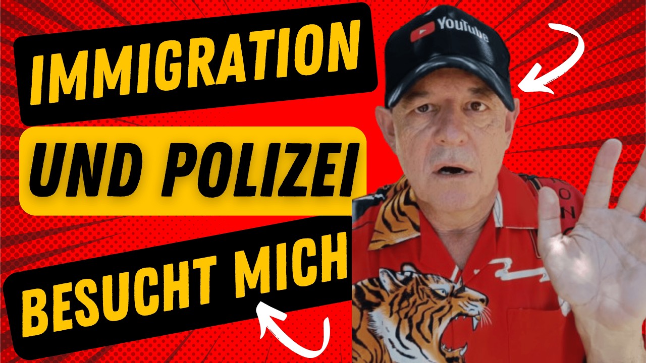WIE konnte das PASSIEREN 🚓 WAS habe ich FALSCH gemacht 😨 90 TAGE MELDUNG IN THAILAND 🚨