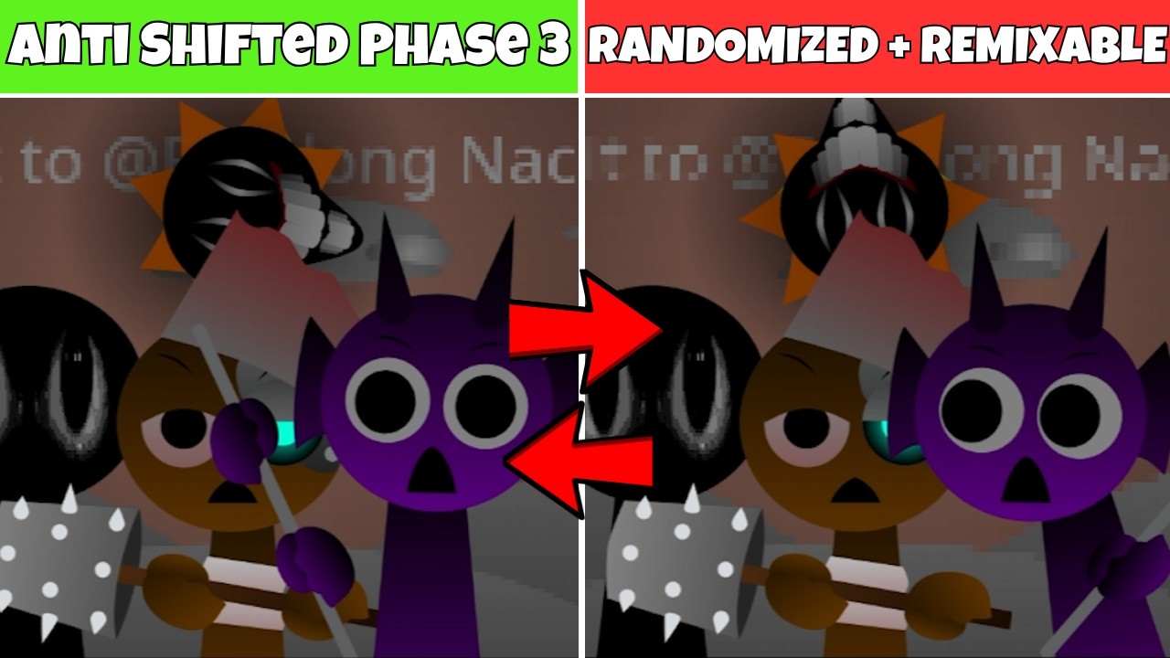 Incredibox Sprunki : Anti Shifted Phase 3 Randomized + Remixable Mega Update #sprunki  #incredibox