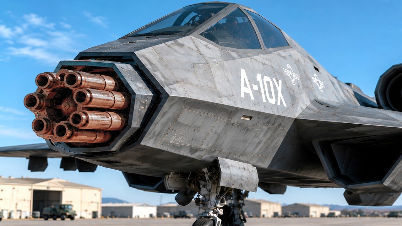 Самолет A-10X сделал оригинальный Warthog устаревшим!