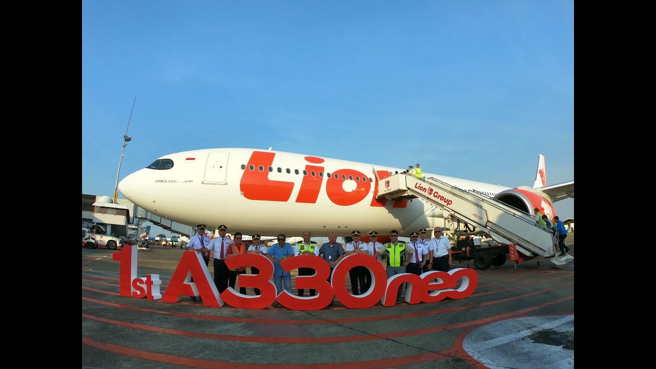 LION AIR AIRBUS A330-900 NEO FIRST IN ASIA PACIFIC TIBA DI JAKARTA
