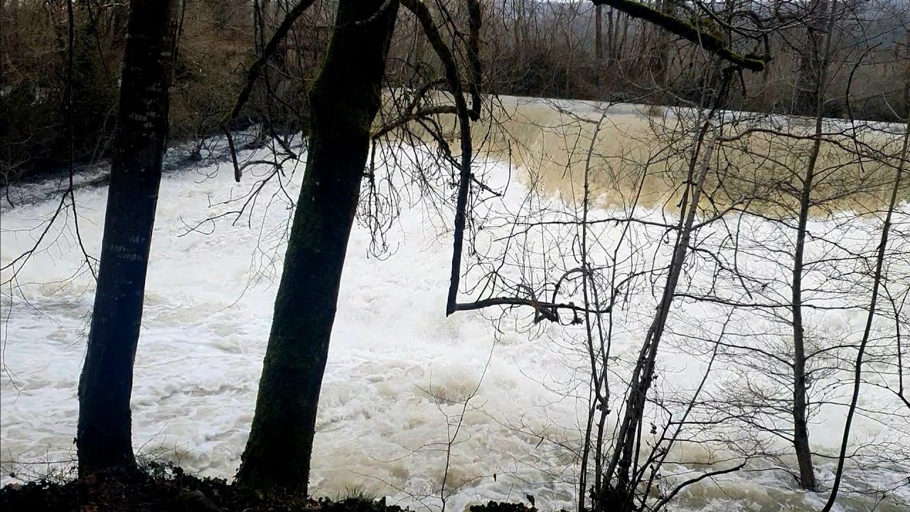 tempête Nils, du 12 février 2026, a violemment frappé Sainte-Colombe-sur-l'Hers dans l'Aude 