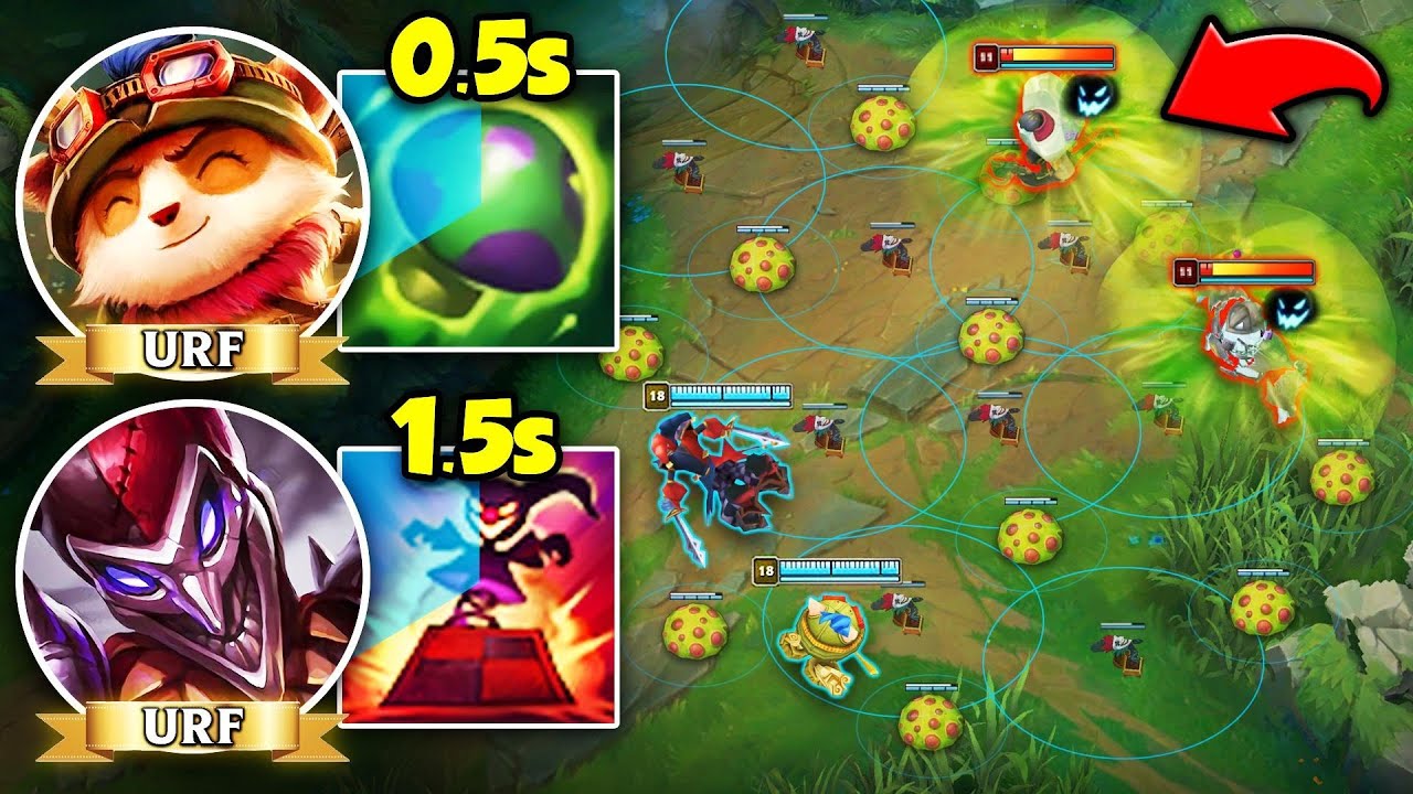 WE PLAYED THE TRAP COMP IN URF AND CREATED A FORTRESS OF SHROOMS AND BOXES!