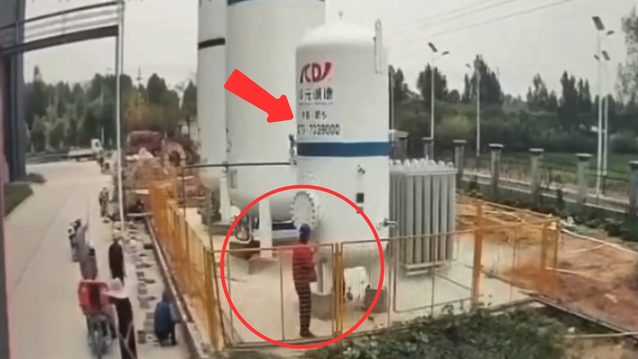 😱PRESSURIZED TANK EXPLODES AND FLIES LIKE A ROCKET