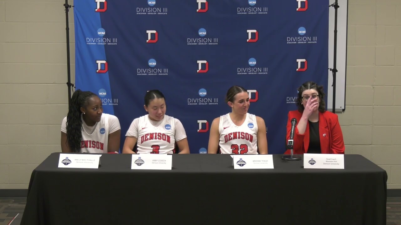 Denison WBB Postgame Interview | NCAA DIII Women’s Basketball Second Round