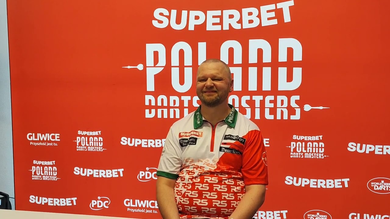 🇵🇱 Radek Szagański po meczu z Michaelem Smithem (Poland Darts Masters 2024)