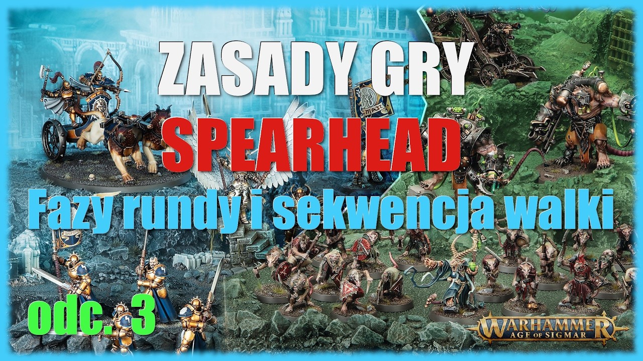 SPEARHEAD - Warhammer Age of Sigmar 4.0 | Zasady gry | Fazy rundy i sekwencja walki | # 3