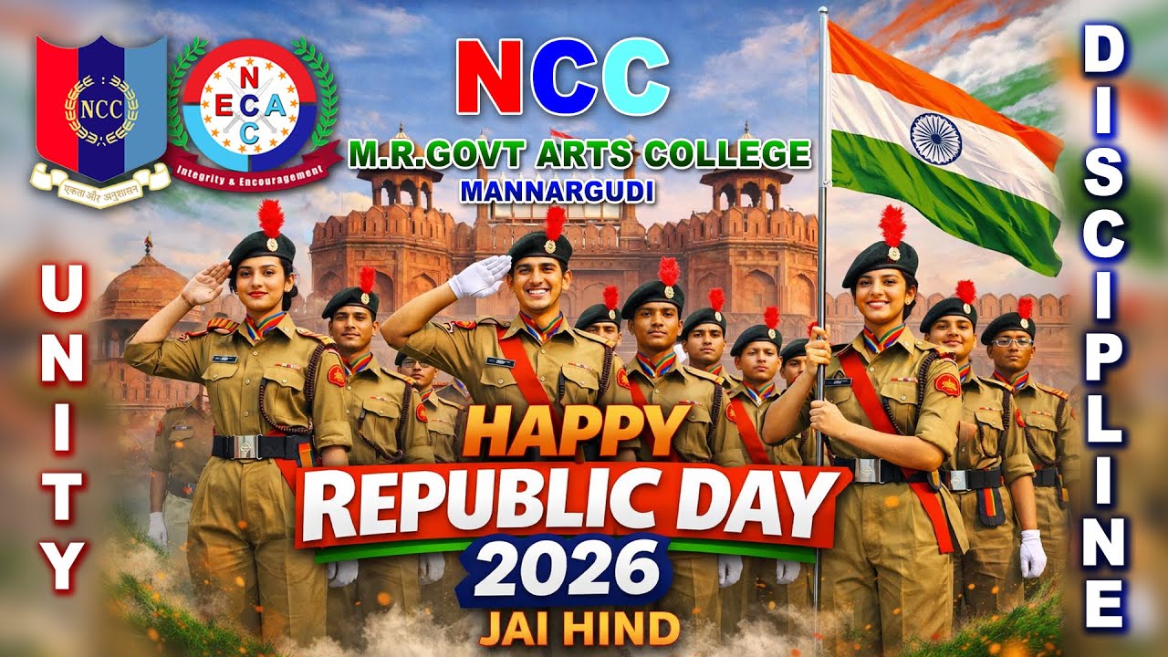 NCC Republic Day Celebration 2026 | MRGAC | NCC | Ex Cadets Association