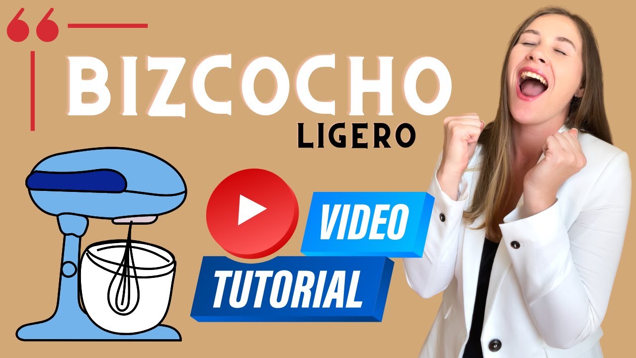 Receta paso a paso | Bizcocho ligero para tartas altas 😍 Reposter&iacute;a creativa