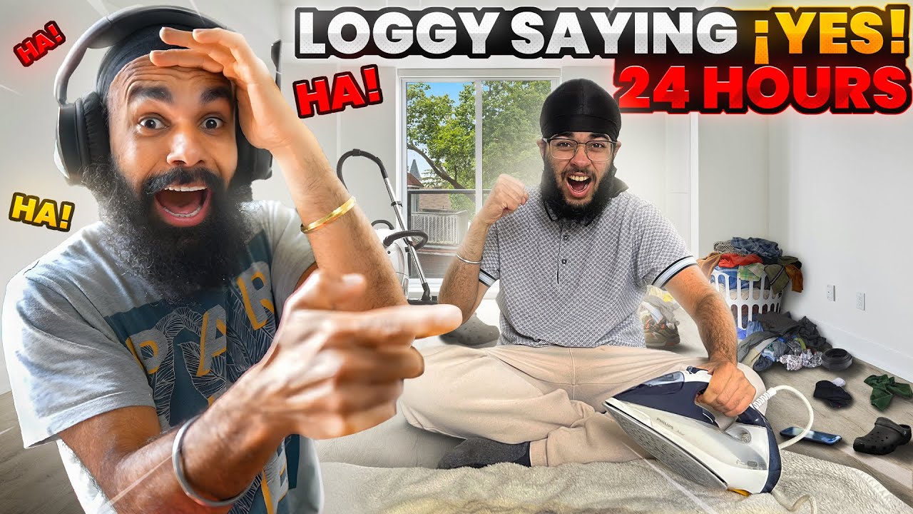 SAYING YES TO MY BROTHER FOR 24HRS CHALLENGE 😱
