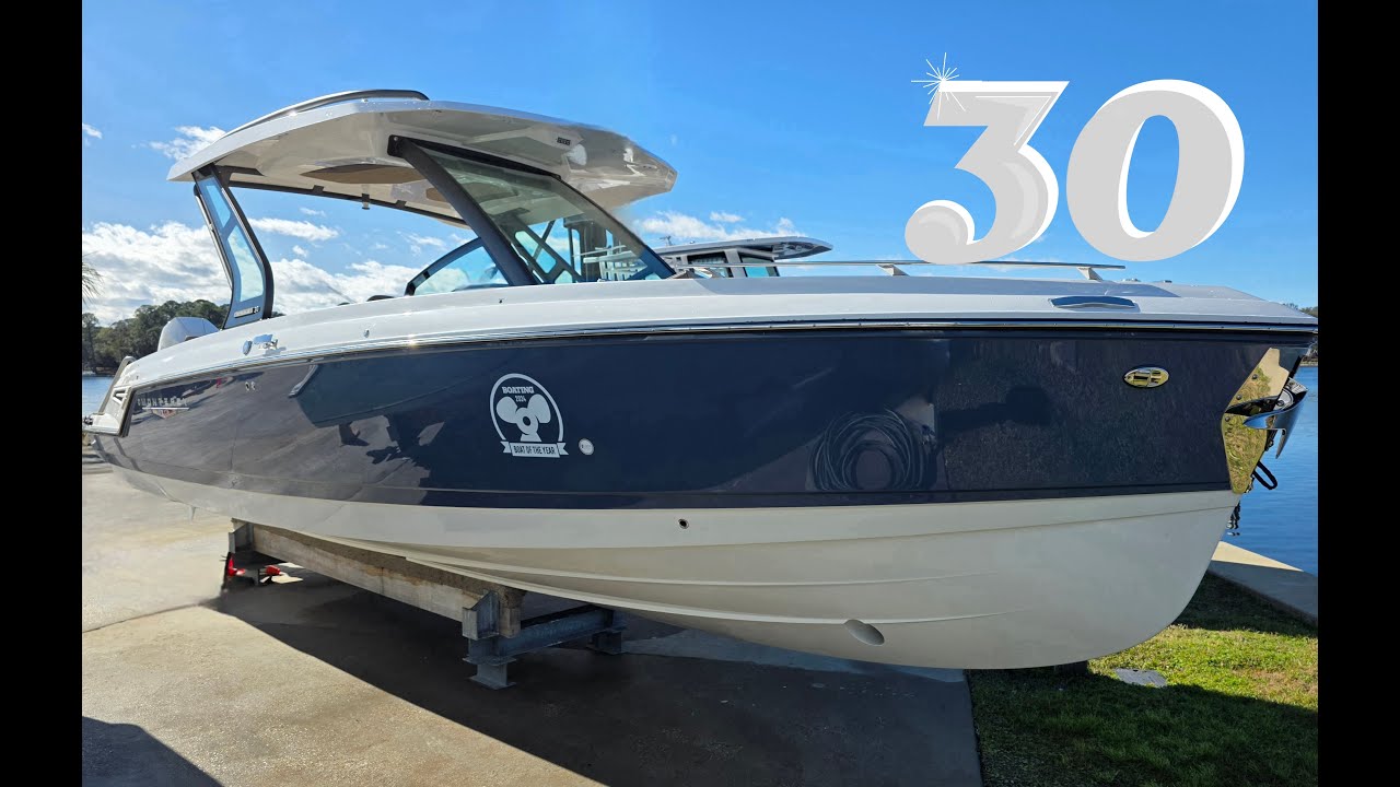 Daniel Hall on the 2026 Monterey 30 Elite. 2025's BOAT OF THE YEAR WINNER. CALL DANIEL TODAY