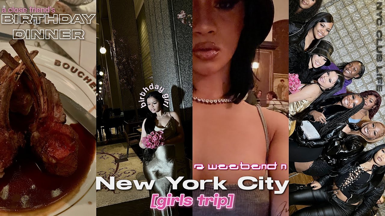NEW YORK CITY Girls Trip ☆ |4AM|Times Square|4DAYS In 1HR|& so much more|we had a time;]| BREYONNA J