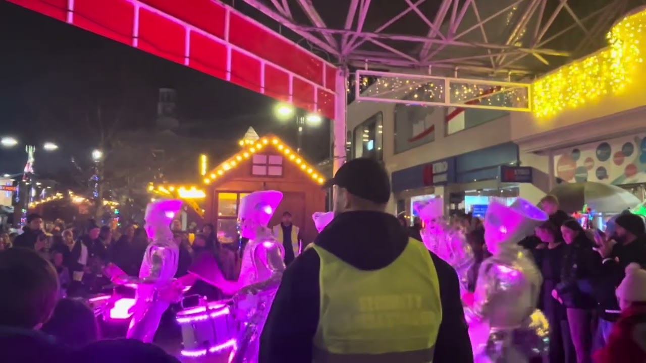 Uxbridge Christmas LED light drummers Parade 2025 part 5/5
