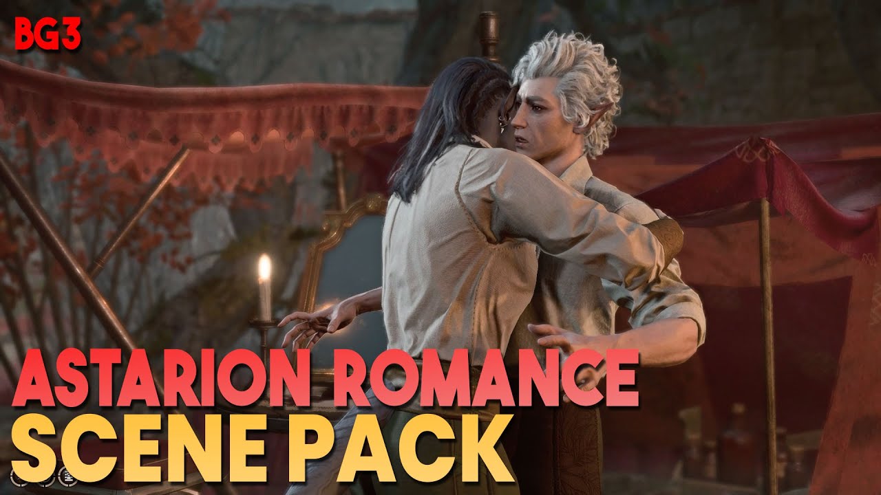 Astarion Romance Scene Pack || Baldur's Gate 3 || 1080p, 60FPS