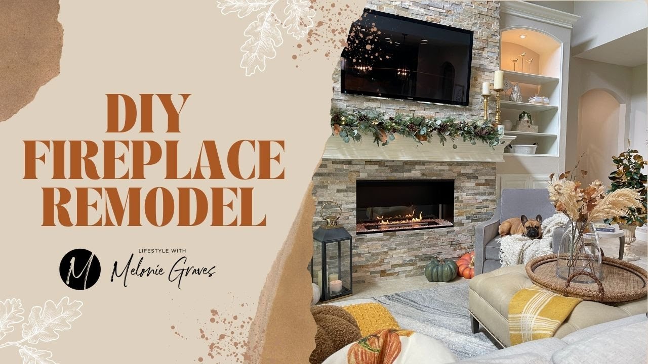 DIY Fireplace Remodel | NetZero Fire | Lifestyle with Melonie Graves