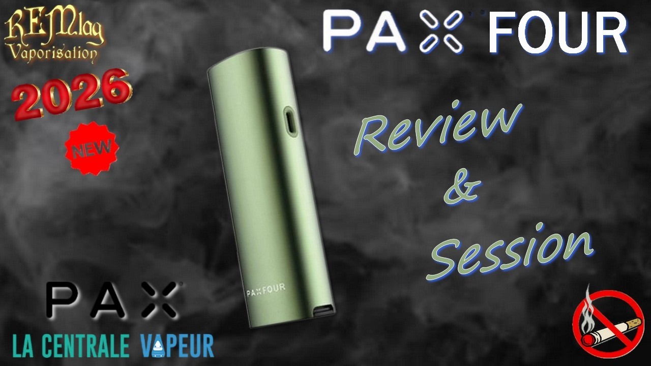 PAX FOUR, Revue Et Session Complète Avec Le Vaporisateur PAX 4, Tutoriel, Test & Avis