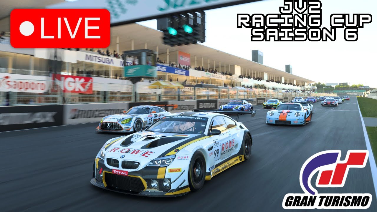 Live Gran Turismo 7 - JV2 Racing Cup Poule 2 - endurance GR3 sur Suzuka