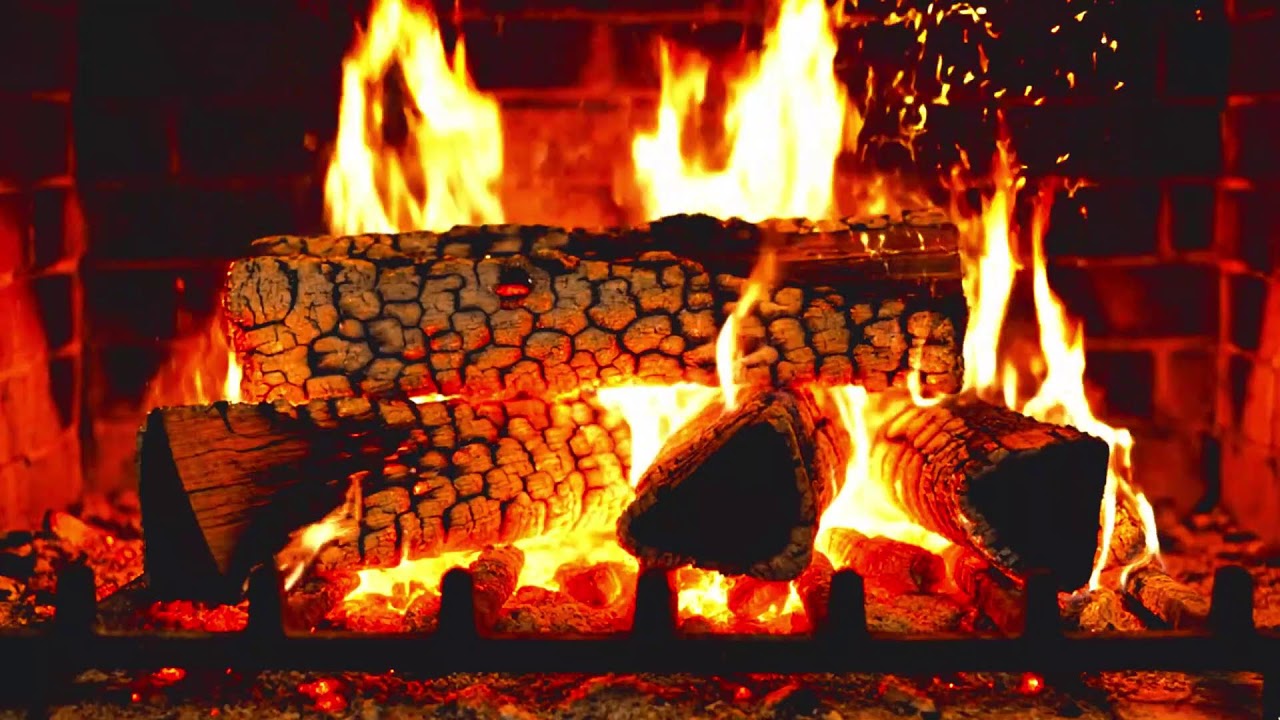 This Cozy Fireplace Will Melt Your Stress Away 🔥 Relaxing Fire Sounds