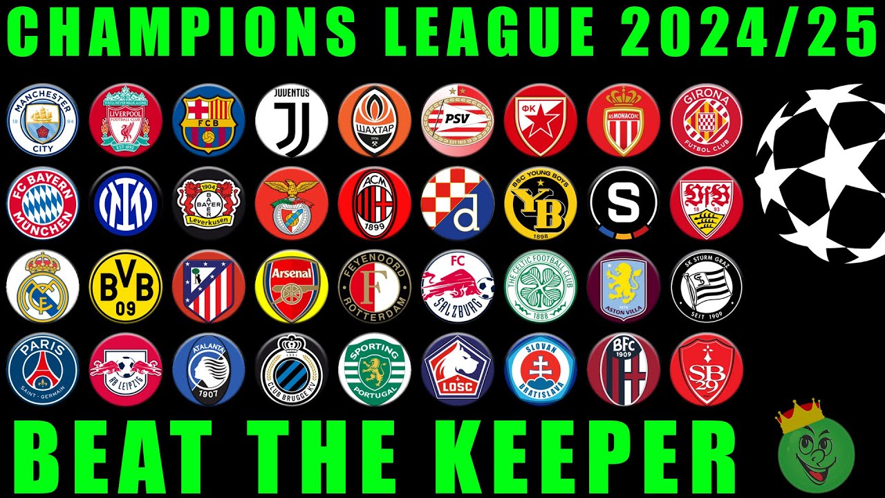 Champions League 2024/25 - Beat The Keeper Marble Race