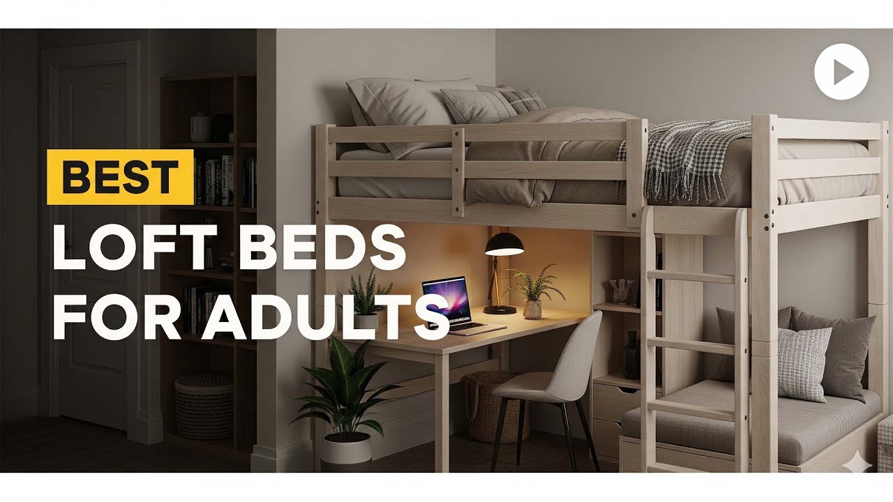 TOP 5 best loft beds for adults 2026 | Under bed storage solutions