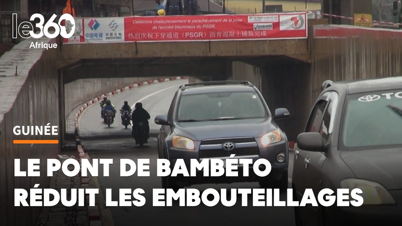 Conakry: après les embouteillages, le bout du tunnel