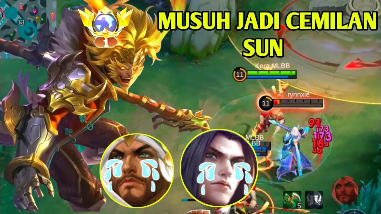 Халед и Леоморд в поздней стадии игры (Mobile Legends) просто подаются в качестве солнечных закусок.