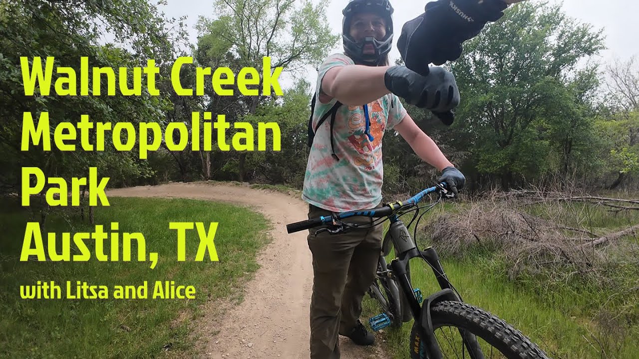 Mountain biking - Walnut Creek Metropolitan Park - Austin, TX - With trail names