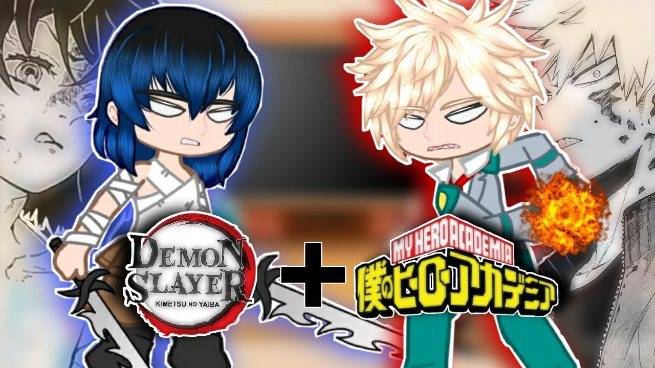 MHA + Kimetsu no yaiba reacts to each other|МГА + Клинок рассекающих демонов реагируют друг на друга
