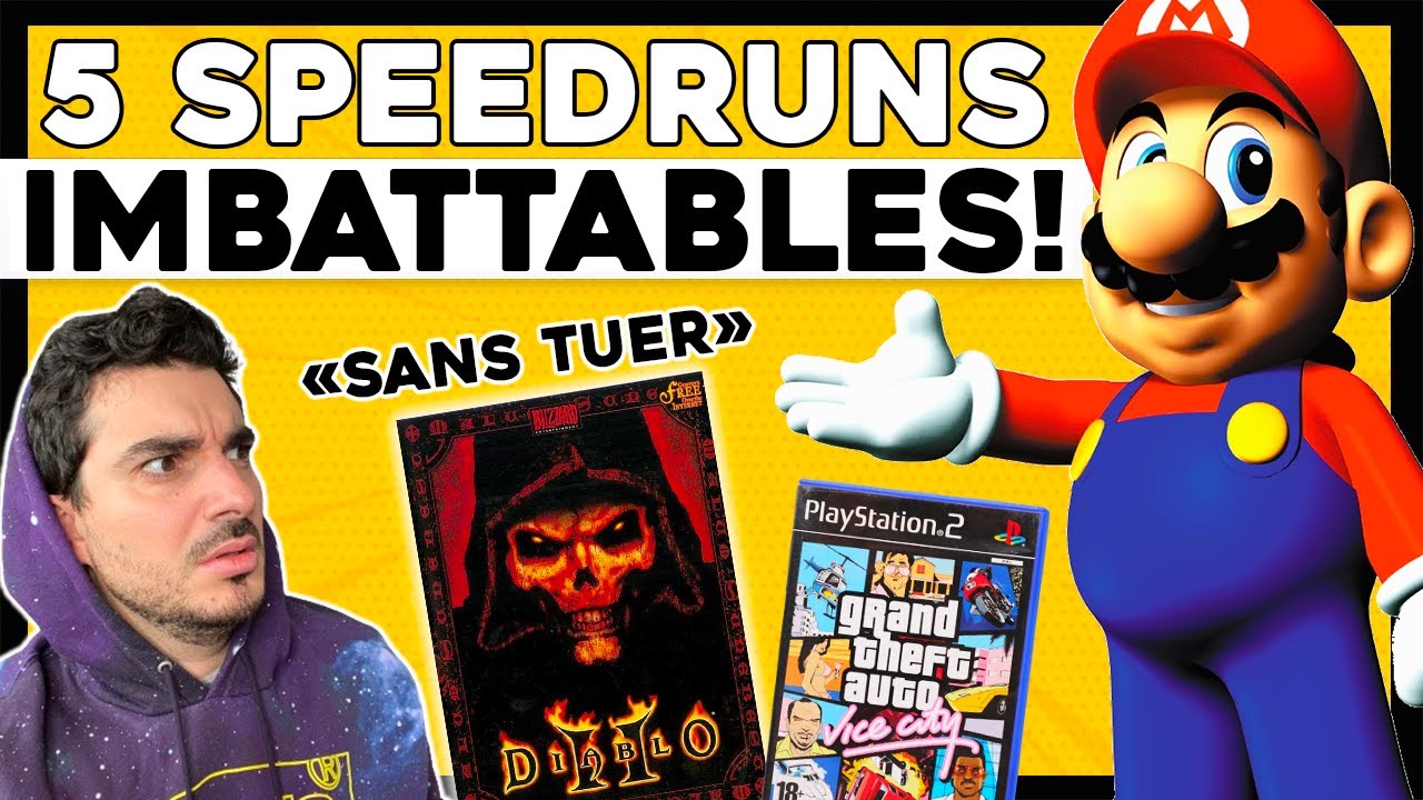 5 SPEEDRUNS IMBATTABLES du jeu vidéo !