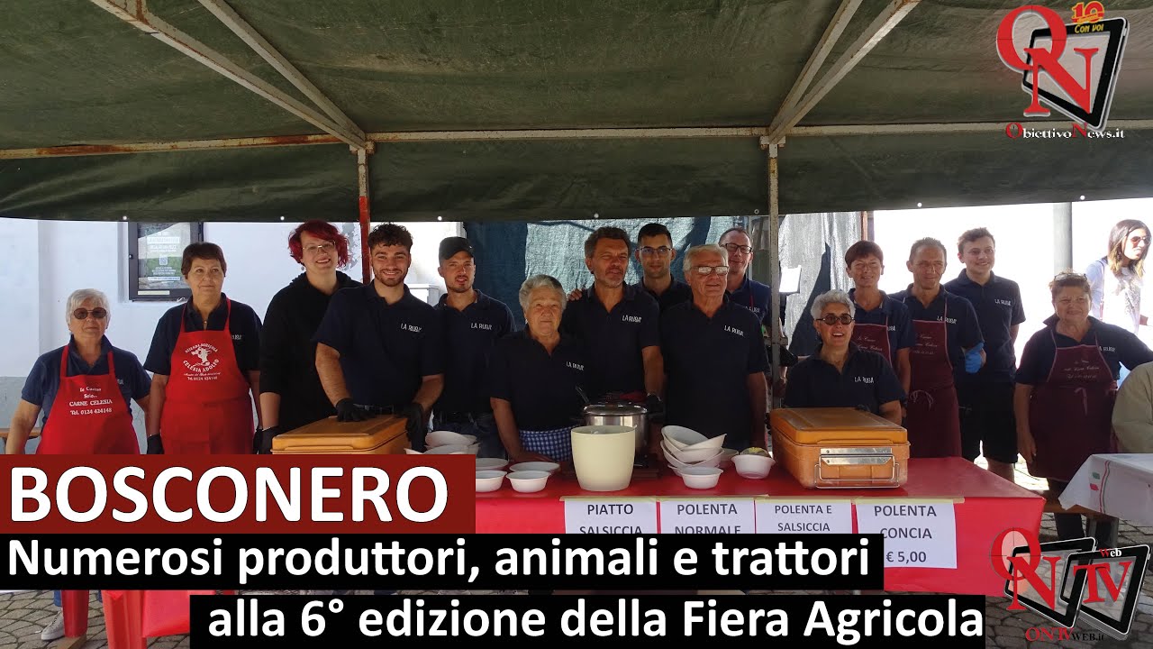 BOSCONERO  - Numerosi produttori, animali e trattori alla 6° edizione della Fiera Agricola