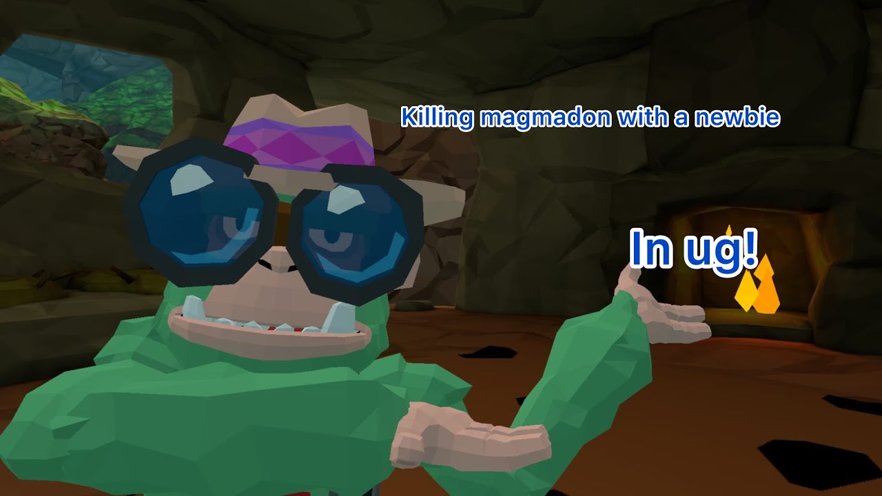 KILLING MAGMADON with a NEWBIESAUR
