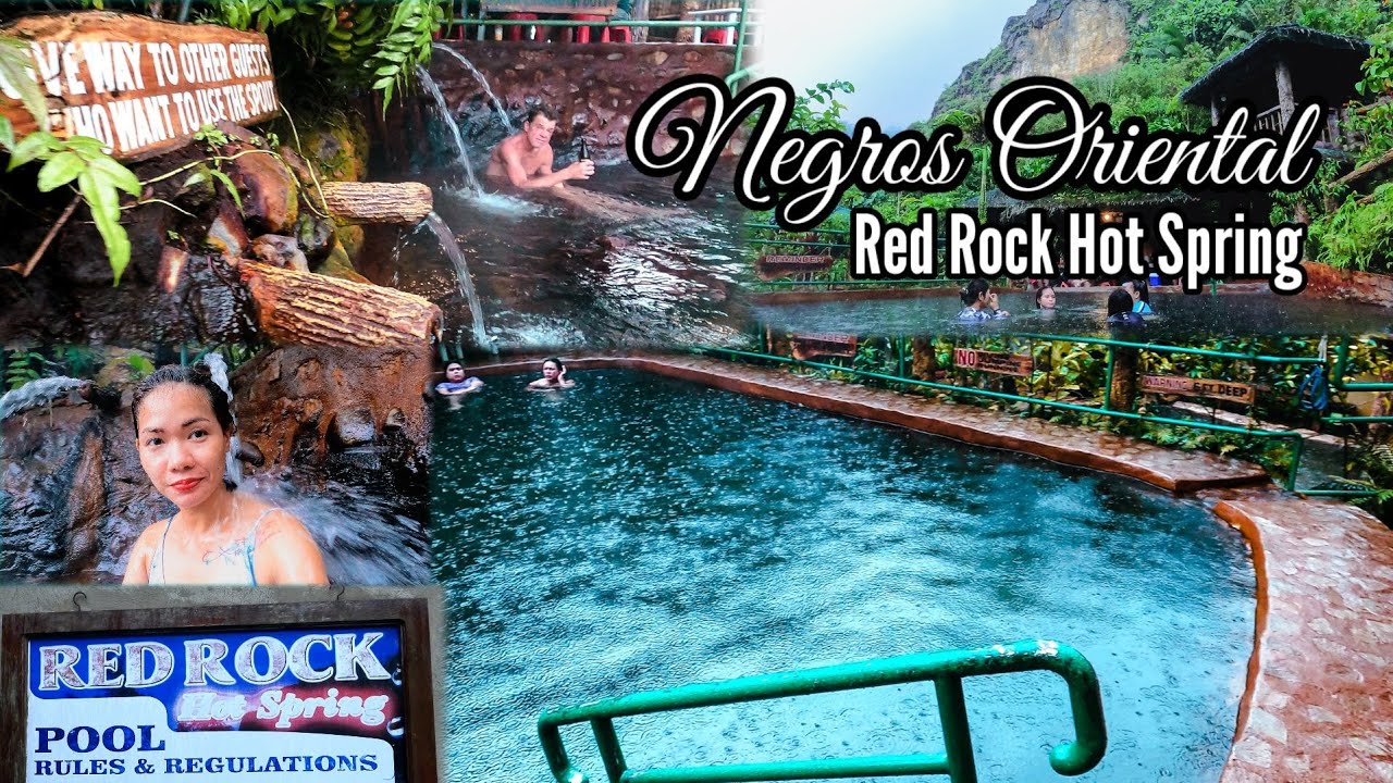Valencia, Negros Oriental: Red Rock Hot Spring near Dumaguete! Virtual Tour 4K March 2022