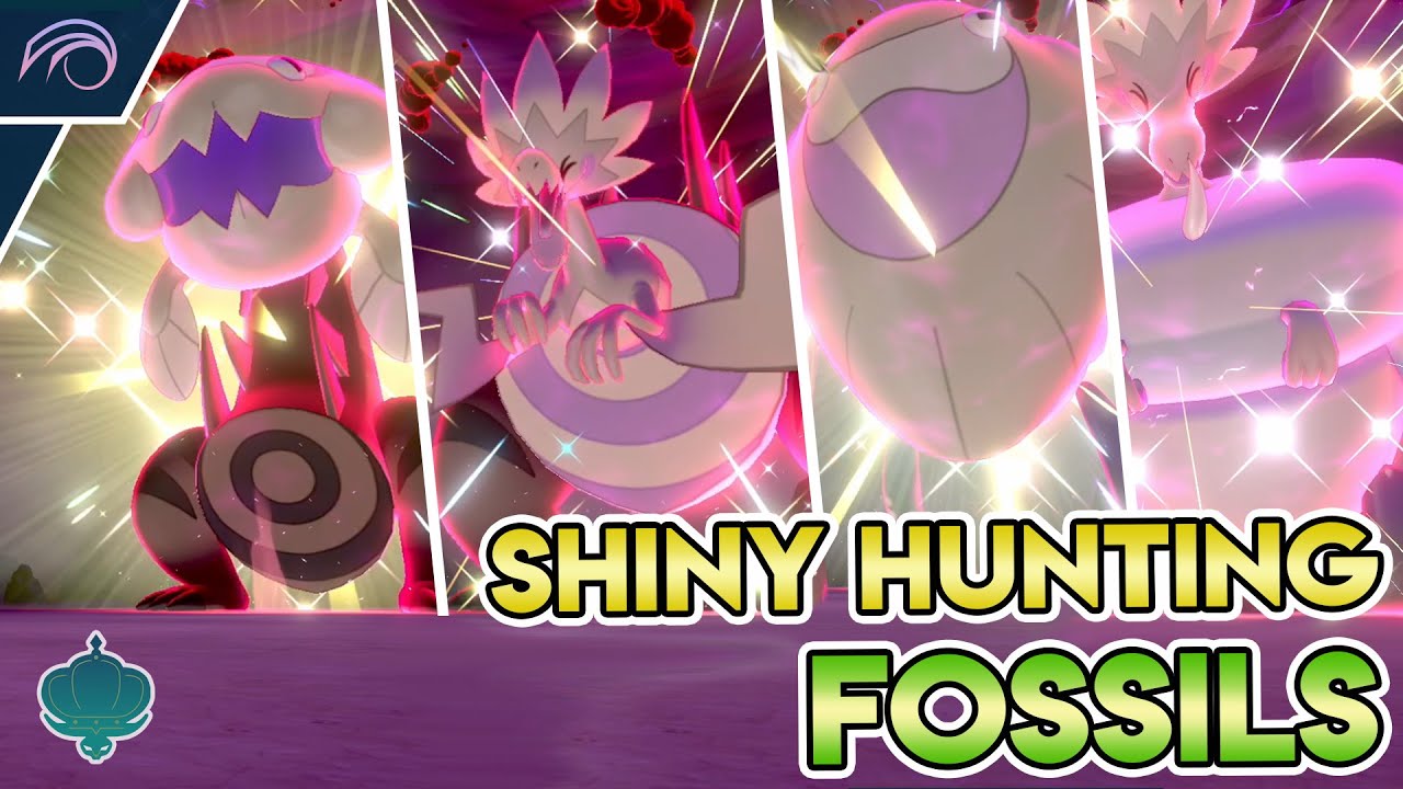 NEW EASY SHINY HUNTING METHOD FOR FOSSIL POKEMON in Crown Tundra Pokemon Shield Crown Tundra DLC
