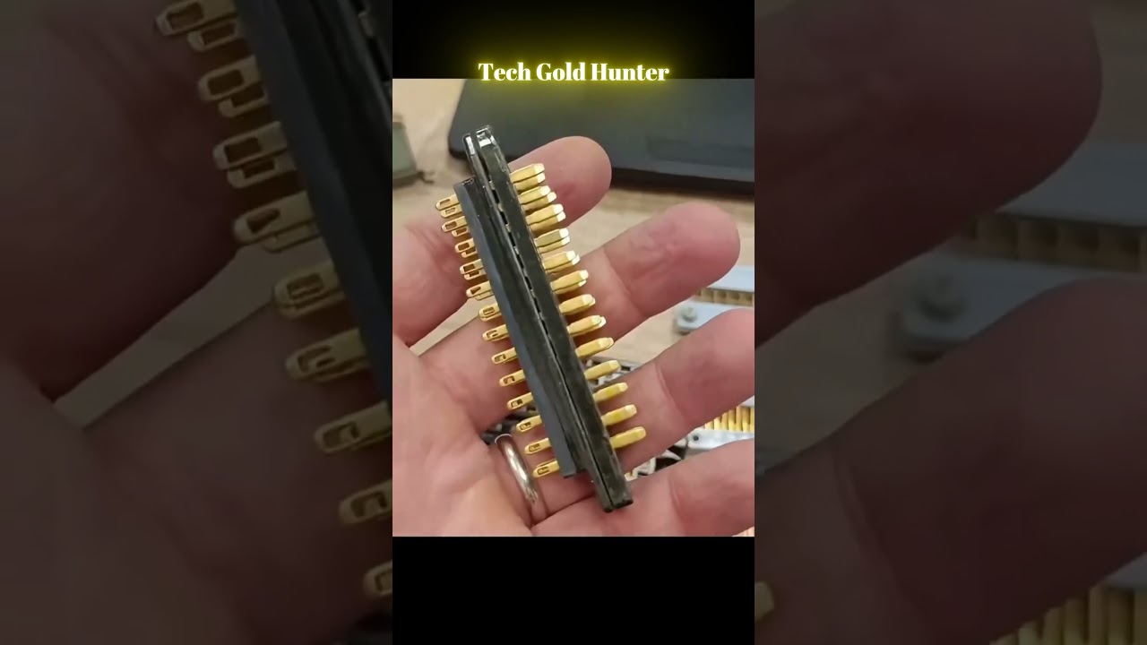 So Much Gold in Electronic Scrap 😱  Gold Recover 
