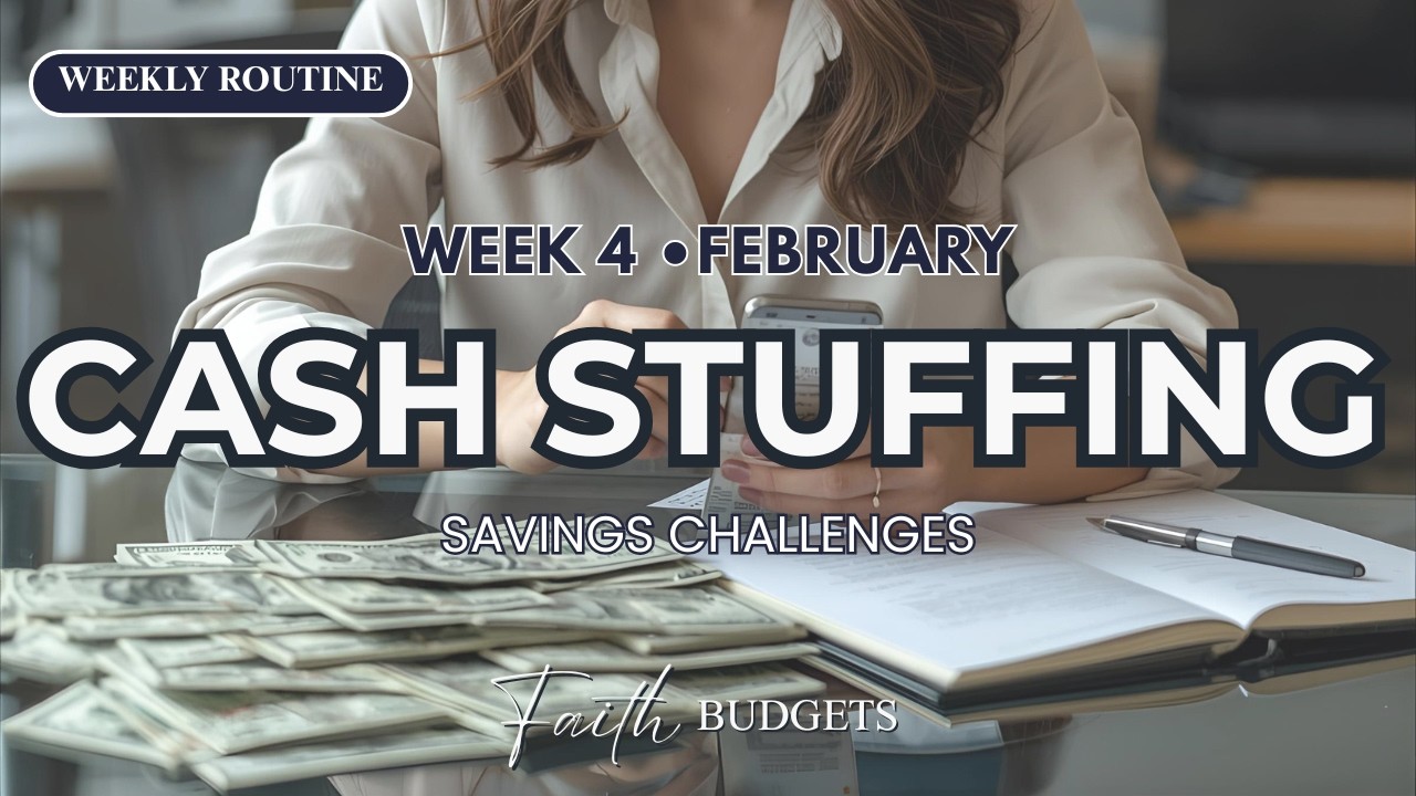 Weekly Cash Stuffing | Sinking Funds + Savings Challenges | Envelope System Routine