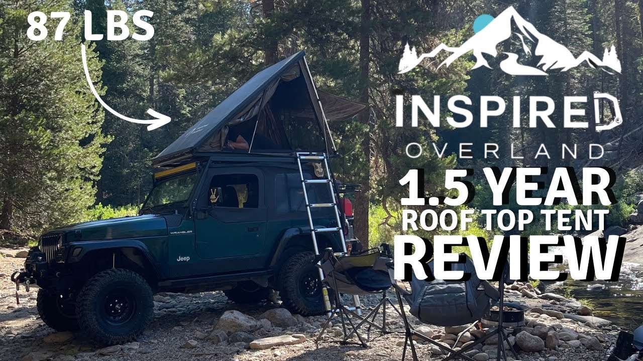 Внедорожный кемпинг на моём Jeep Wrangler Tj + 1,5-летний обзор палатки Inspired Overlands 87 фун...
