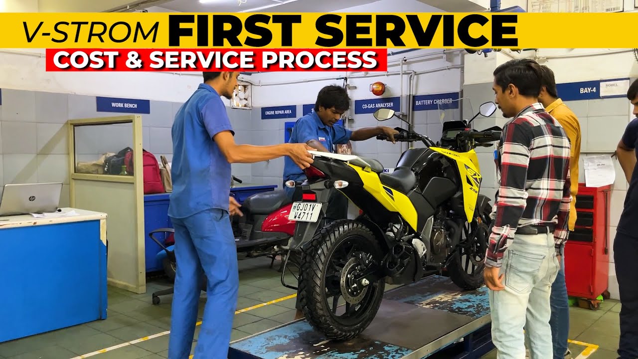 Suzuki V-Strom SX 250 | 1st Service Cost & Details | Helmet Dude