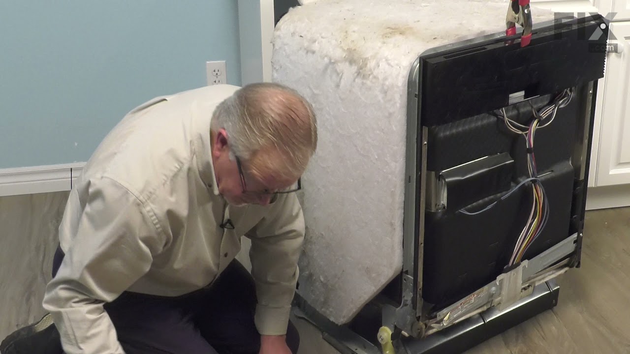 Whirlpool Dishwasher Repair - How to Replace the Left Side Hinge