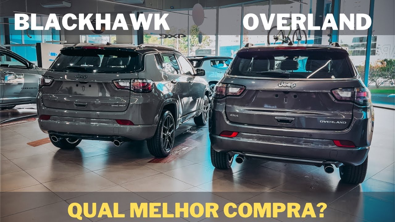 COMPARATIVO COMPASS BLACKHAWK 2025 X COMPASS OVERLAND 2025
