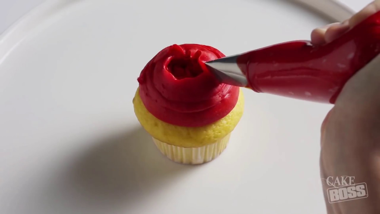 Cake Boss Cupcake Calendar: August | Back to School Apple Cupcake Tutorial