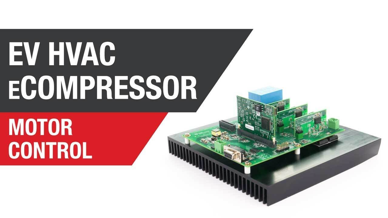 EV HVAC eCompressor motor control