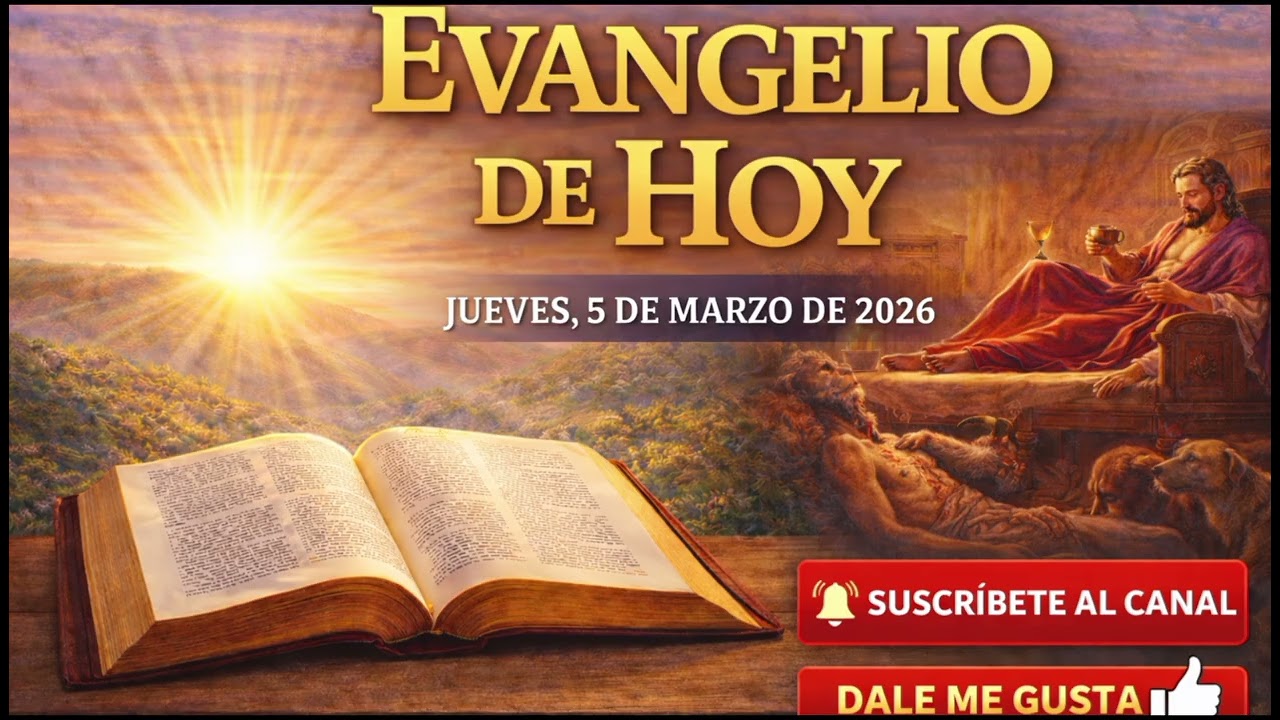 📖 EVANGELIO DE HOY: NO IGNORES A LÁZARO 🙏 LO QUE HAGAS HOY TIENE CONSECUENCIAS ✨ San Lucas 16, 19-31