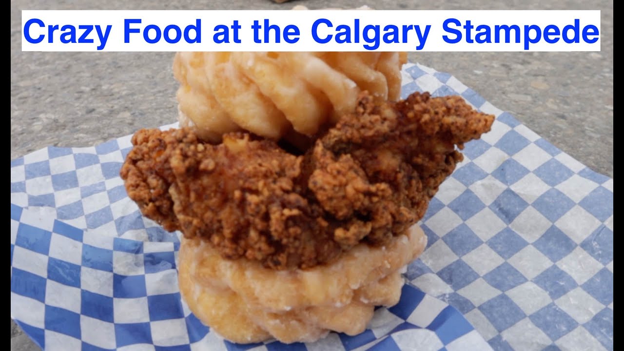 Crazy Food at the Calgary Stampede - Gator Bites, Cheeto Mini Donuts, Fried Chicken Donut, and more!
