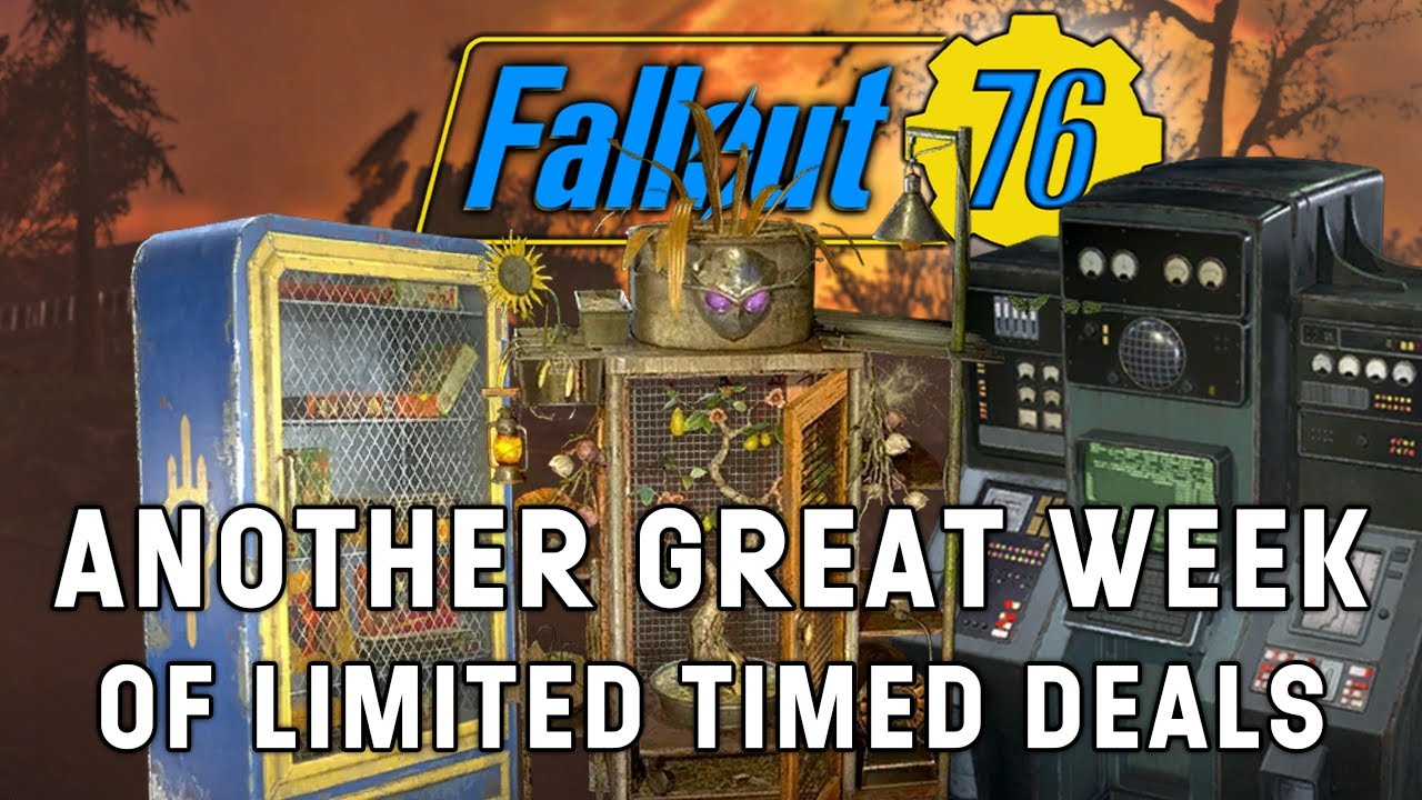 Еще одна замечательная неделя ограниченных по времени предложений в Fallout 76.