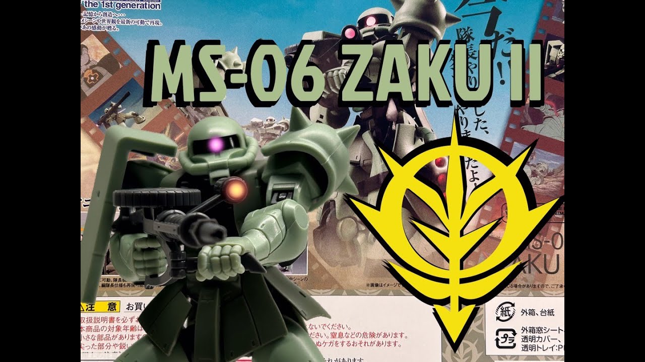 Tamashi Nations Robot Spirits Mobile suit Gundam MS-06 Zaku II ver A.N.I.M.E review.