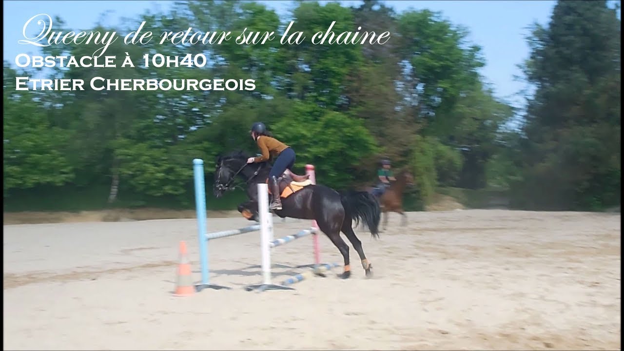 QUEENY DE RETOUR SUR LA CHAINE - Obstacle à 10h40 - Etrier Cherbourgeois