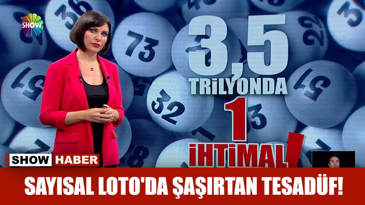 Sayısal Loto'da şaşırtan tesad&uuml;f!