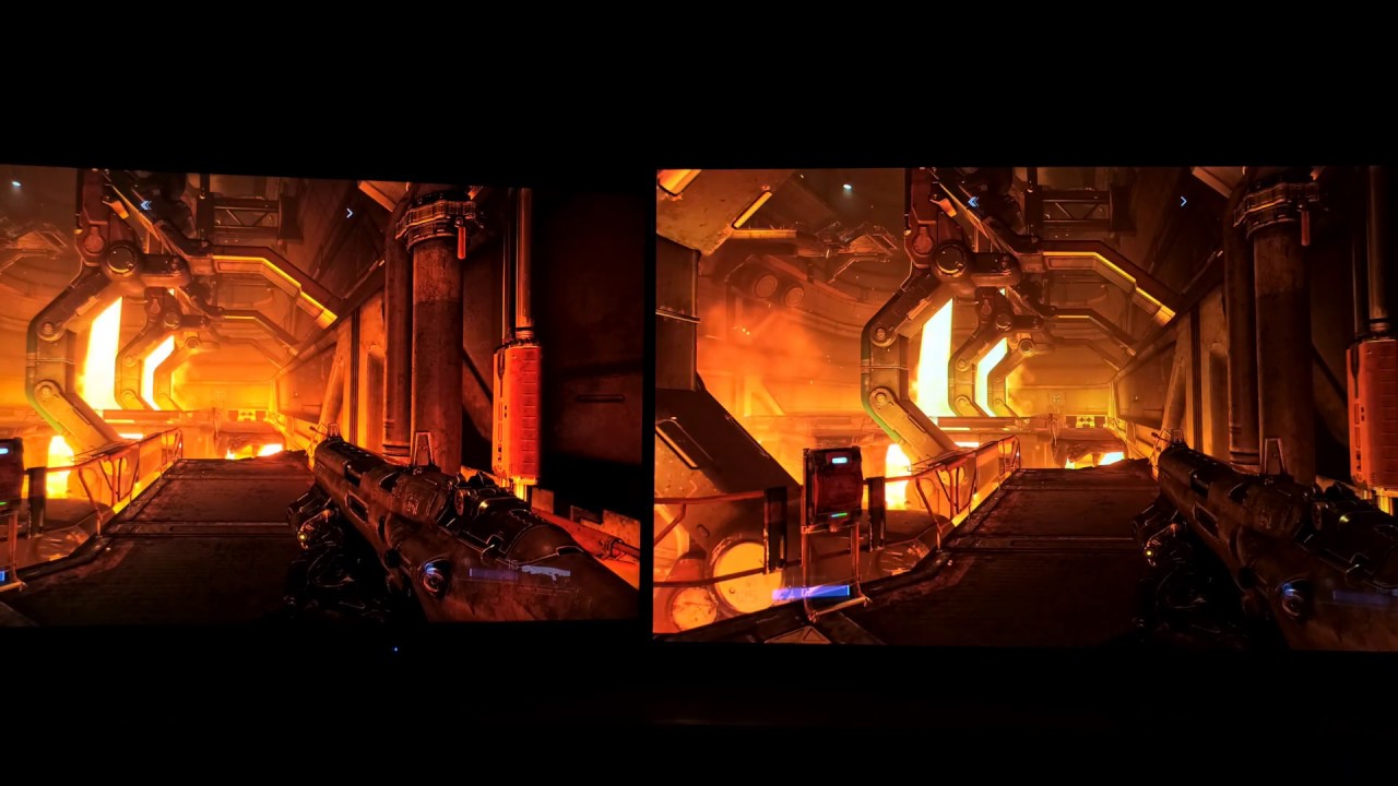 LG CX OLED VS SONY X950H DOOM REMATCH AND GAME SETTINGS FOR BOTH DISPLAYS SDR( VALUE ELECTRONICS)