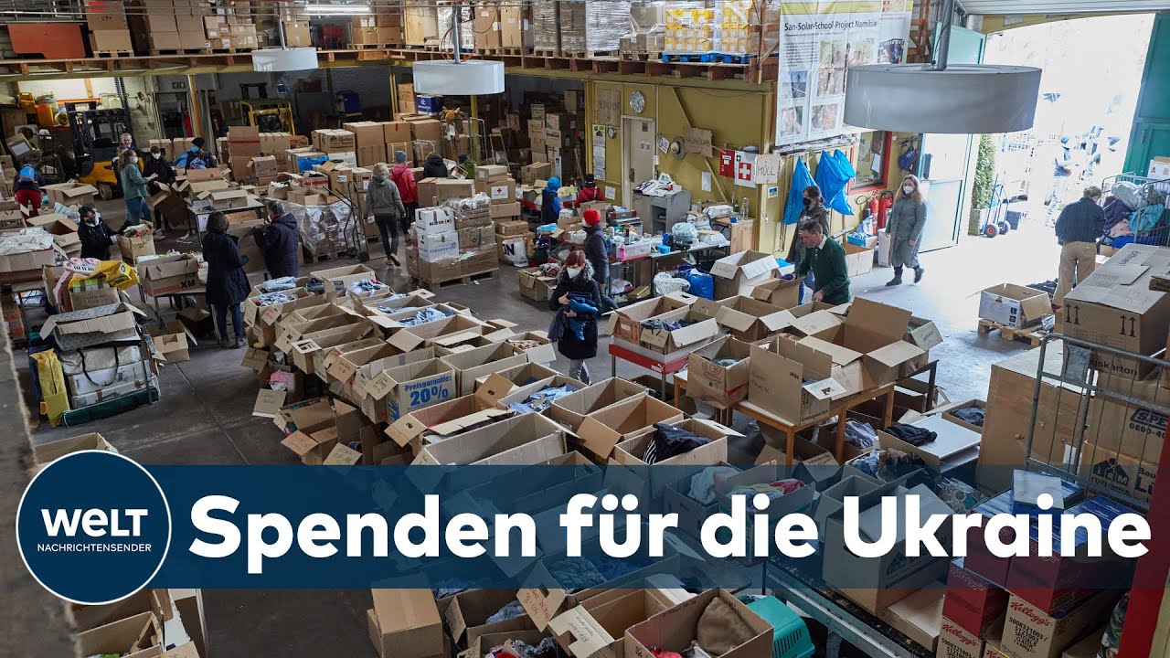 HOHE HILFSBEREITSCHAFT: THW sammelt Privatspenden - Deutsche Bahn f&auml;hrt Hilfsg&uuml;ter an die Grenze